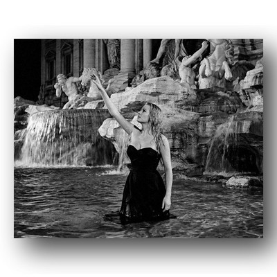 Anita Ekberg Photo 8x10 La Dolce Vita Federico Fellini Fountain Scene 1960