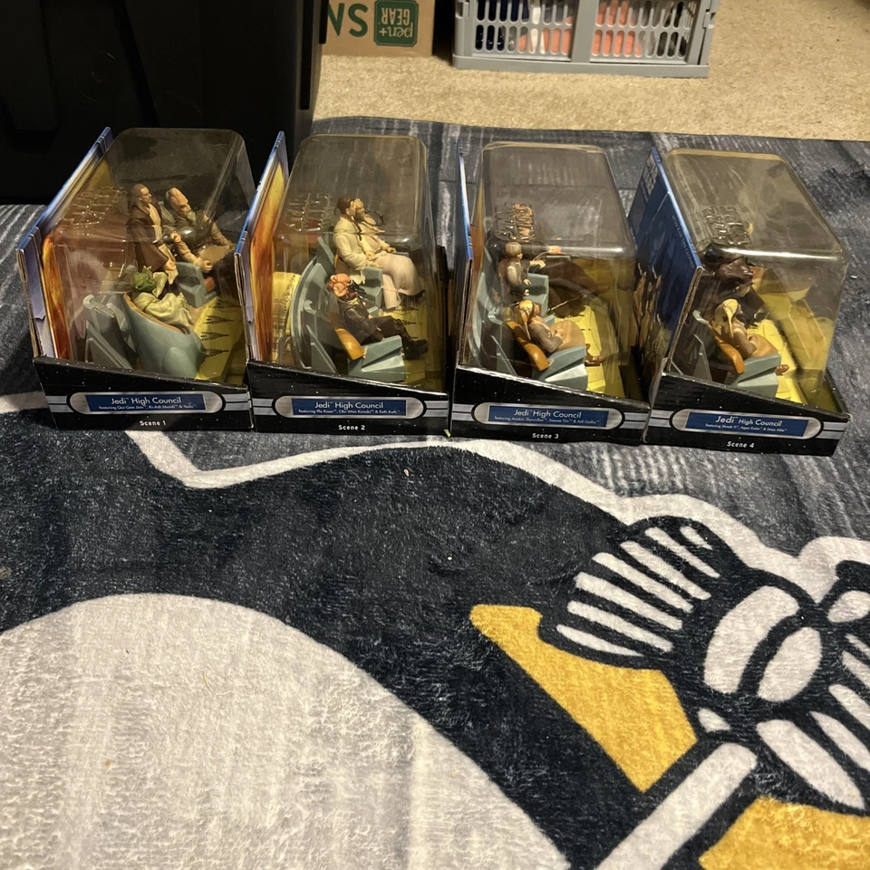 Star Wars Jedi High Council Action Figures Sets 1-4 - Image 4 of 4