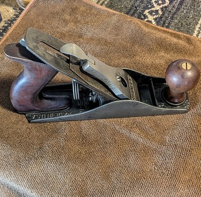 Vintage Original Stanley Bailey #3 smoothing plane 1 3/4'' blade 8'' long USA