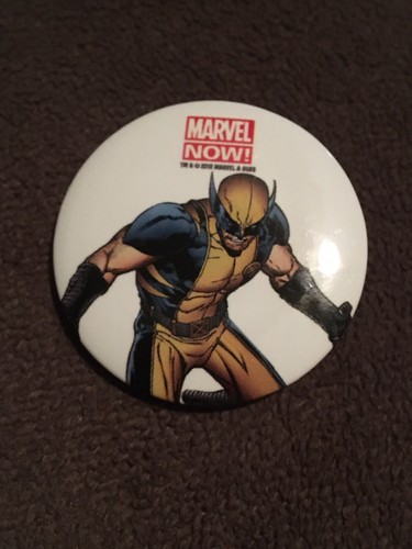 Marvel Now! Iron Man Wolverine Button / Pins Set of 2 - Picture 4 of 4