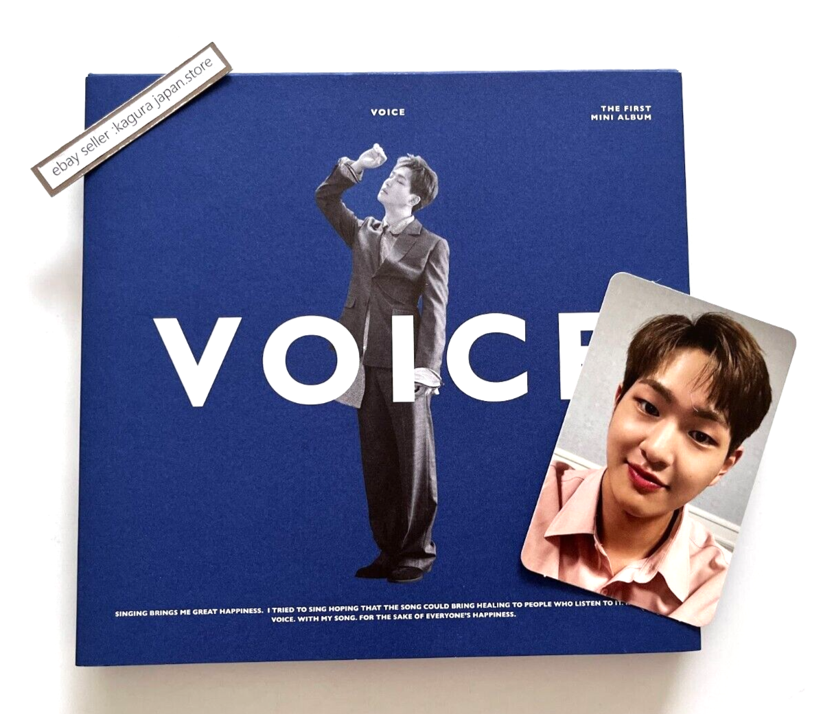 SHINee ONEW VOICE Blue ver. 1st Mini Solo Album 2018 CD + Official