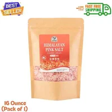 52USA Himalayan Salt Coarse 1 Lb (453G), Pink Himalayan Salt, Sea Salt for Grind