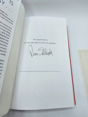 Tom Selleck You Never Know: A Memoir Signed First Edition Hardcover Book - Imagen 23 de 24