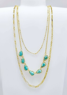 NEW KENDRA SCOTT 334 Gold Sea Green 