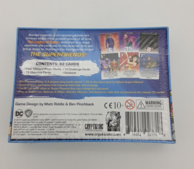 Challenge Of The Superfriends - Gioco Di Carte Cryptozoic - Nuovo Sigillato