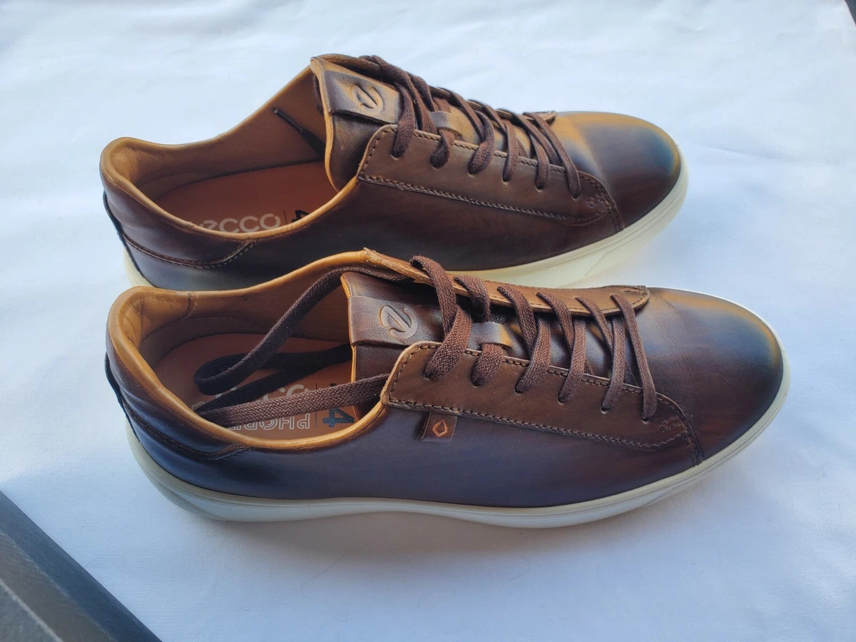 ECCO Men's Street Tray Plus M Walnut Lux Sneaker 44 Brand New!