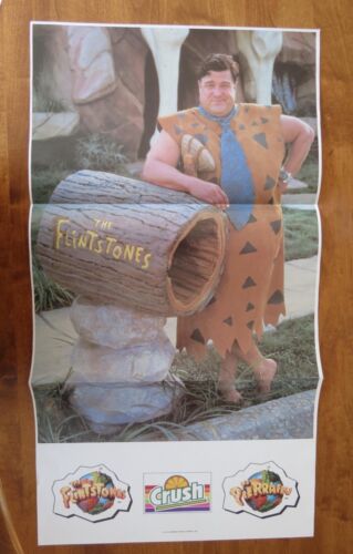 1994 Cadbury Crush Pop "The Flintstones" movie poster - Picture 1 of 3