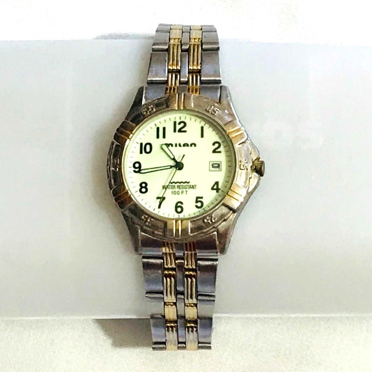 Milan water resistant 100ft best sale watch