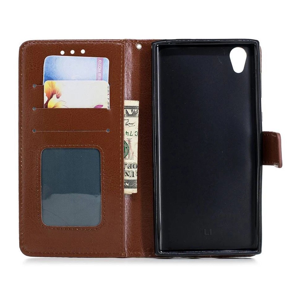 翻盖钱包式聚氨脂合成革可支撑手机外壳 保护套 适合 Galaxy Note 9 J8 J7 DUO J6 J4 — 第 2/4 张图片