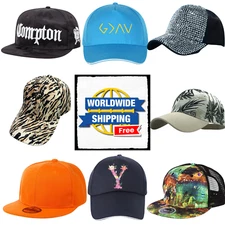 Classic Flat Brim Hip-Hop Hat Trucker Unisex Letter Snapback Baseball Cap Gift