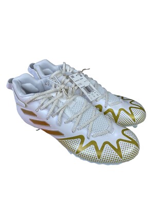 Adidas Men s Freak 22 White Gold Team Football Cleats Size 12 GW3420