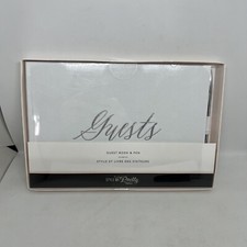 Wedding Guest Book and Pen Set Elegant Signing Book for Wedding
