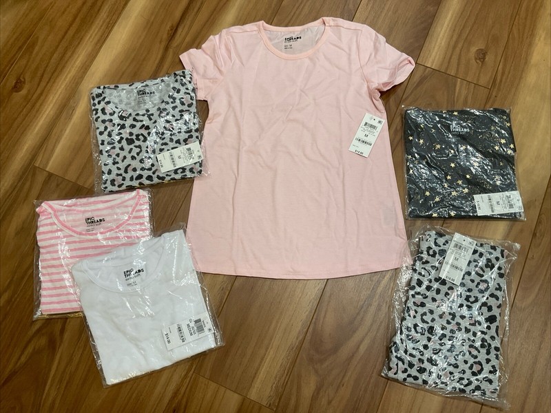 Epic Threads Size Med 10-12 Lot Of 5 Short Sleeve Shirts New Shorts Girls 