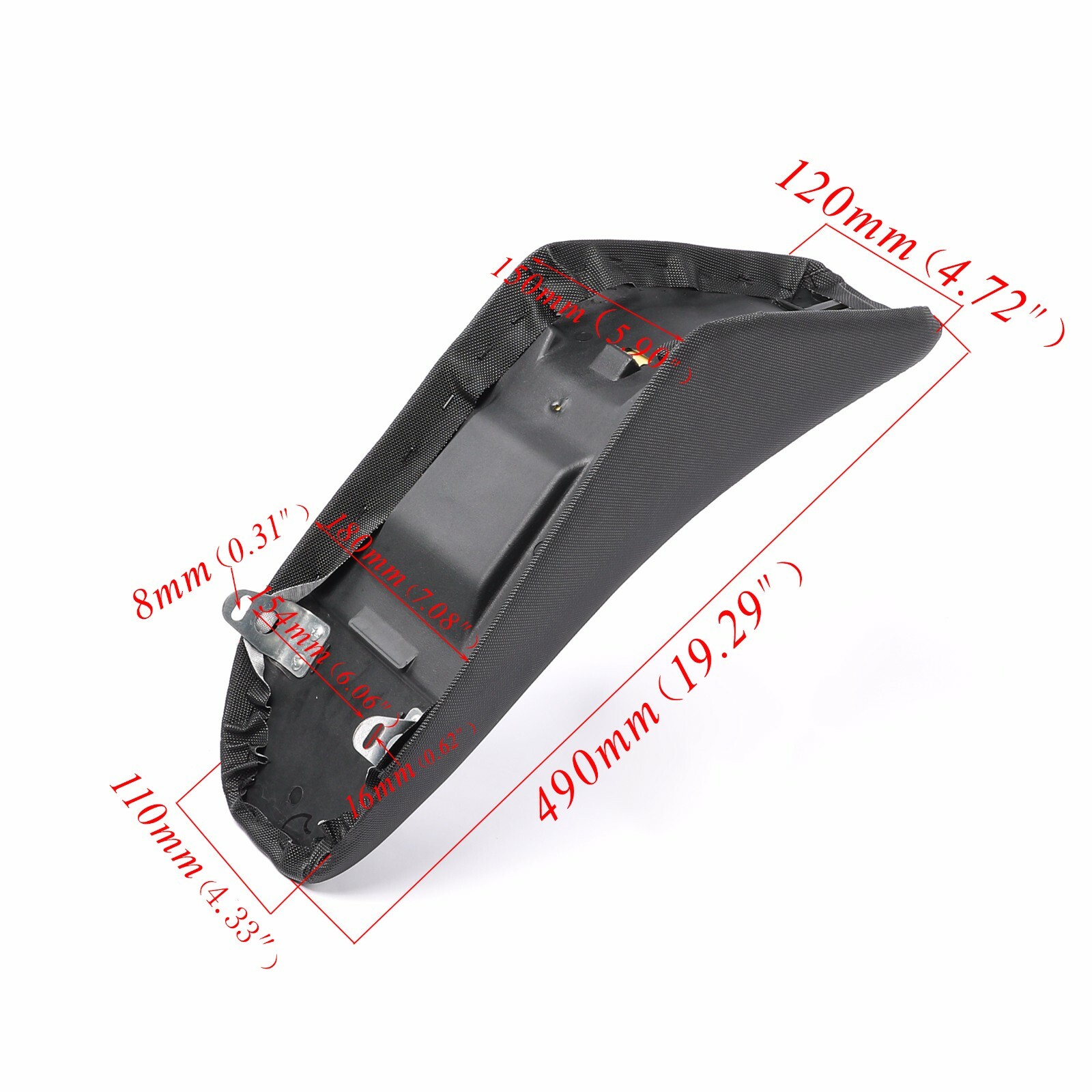 Red Plastics Kit Seat For Kawasaki KX65 KLX110 Pit Dirt Bike 125cc