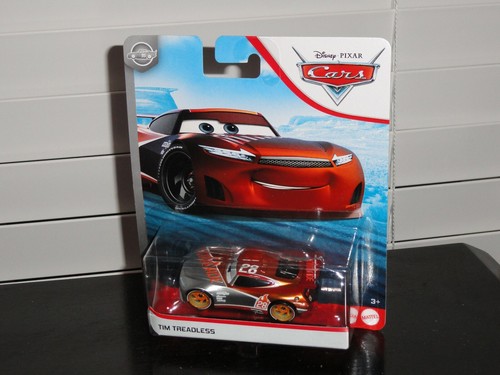 DISNEY PIXAR CARS 2020 SILVER COLLECTION TIM TREADLESS DIECAST - Picture 1 of 3