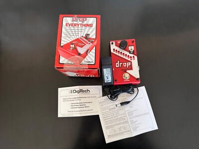 DigiTech Drop polyphonic droptune, box, power supply, papers