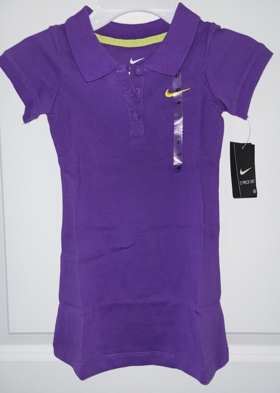 New Nike girls Sportswear Dress Size 4 lot of 2 pieces: NWT 