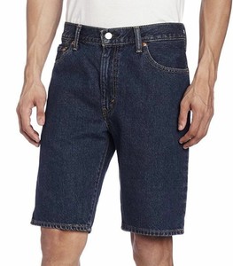 Mens Levi's 505 Blue Jeans Shorts Sz 34 Regular Fit NWT 5-Pocket zip fly cotton - Shorts