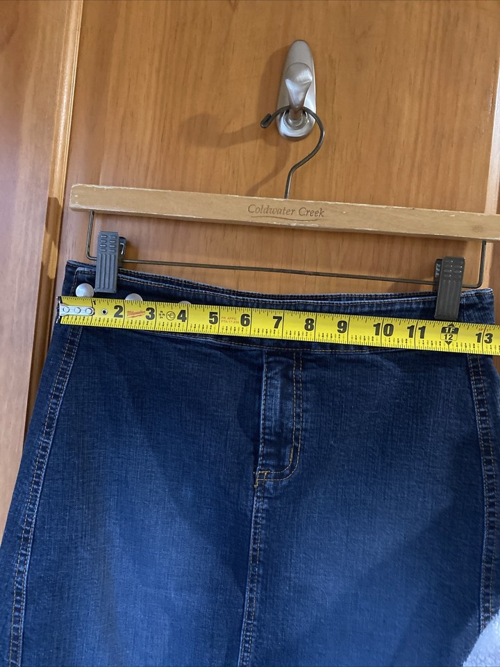 Zio New York Asymmetrical Denim Jean Skirt Made Usa Size Small eBay