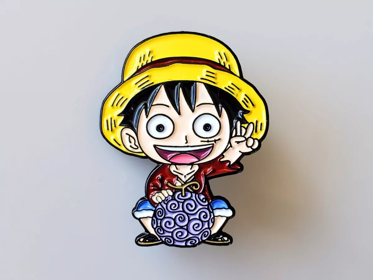 ONE PIECE LUFFY LUCKY CAT Enamel Pin, Cool Anime Pins, Pirate Pin