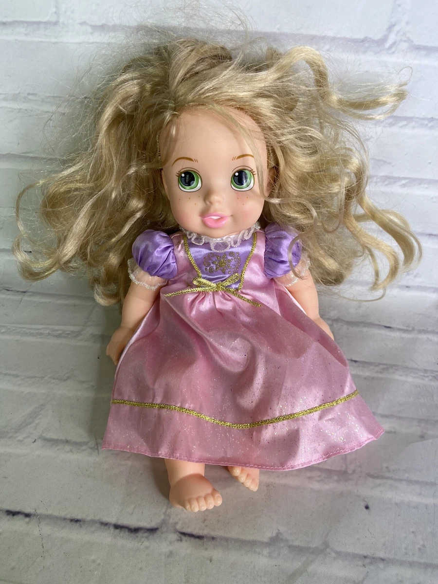 Tollytots Disney Tangled Princess Rapunzel Baby Doll With Pink Outfit Tolly Tots