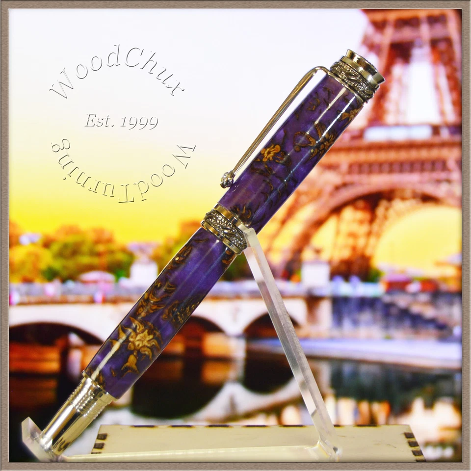 Bolígrafo de escritura hecho a mano fuente mini conos de pino VER VIDEO 1206 Foto 2 de 4