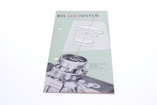   THE LEICA SYSTEM ORIGINAL PRODUCT GUIDE BROCHURE GERMAN 123