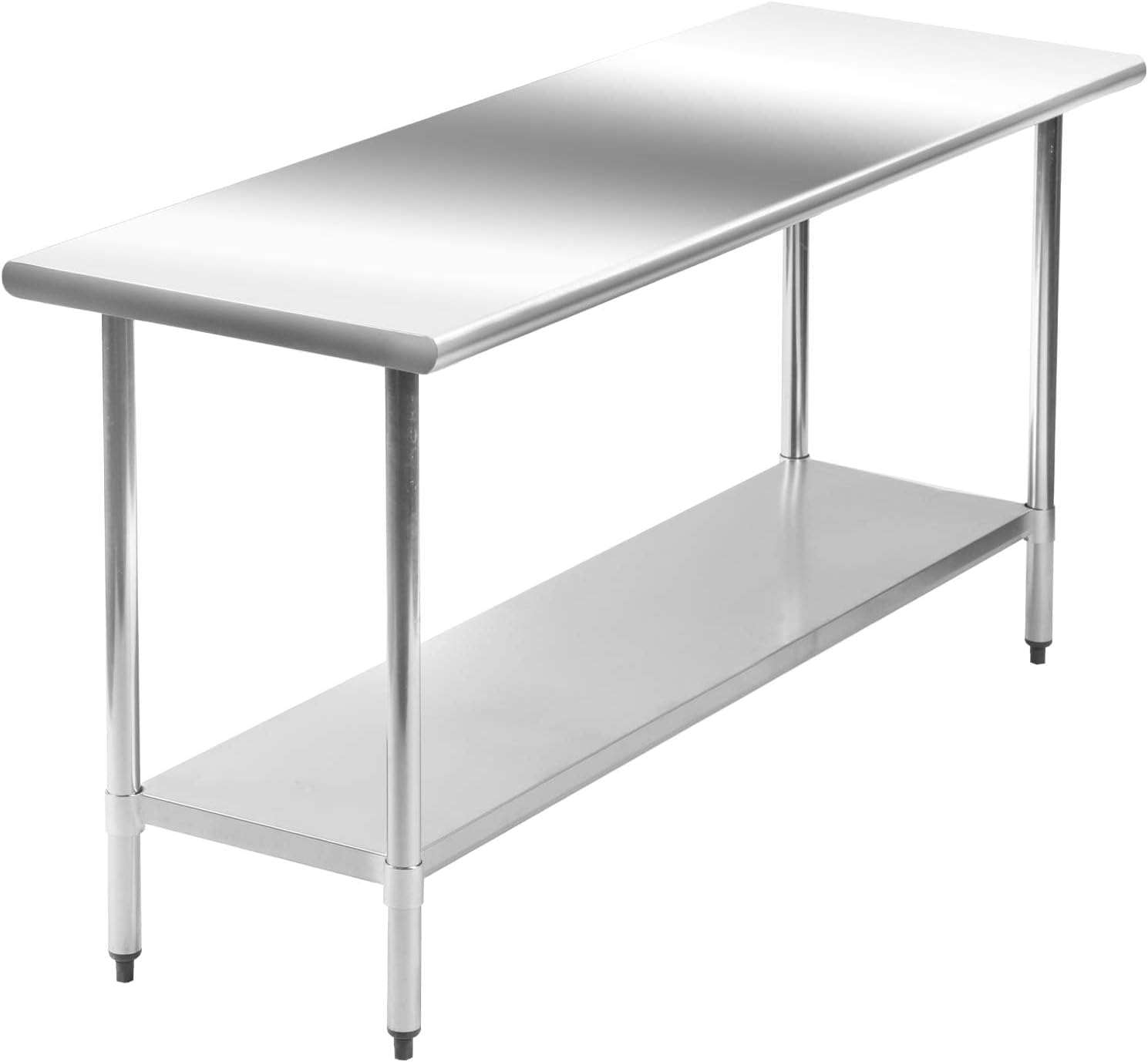 24 X 60 Inch Stainless Steel Work Table Kitchen Work Table Scratch Resistent Com