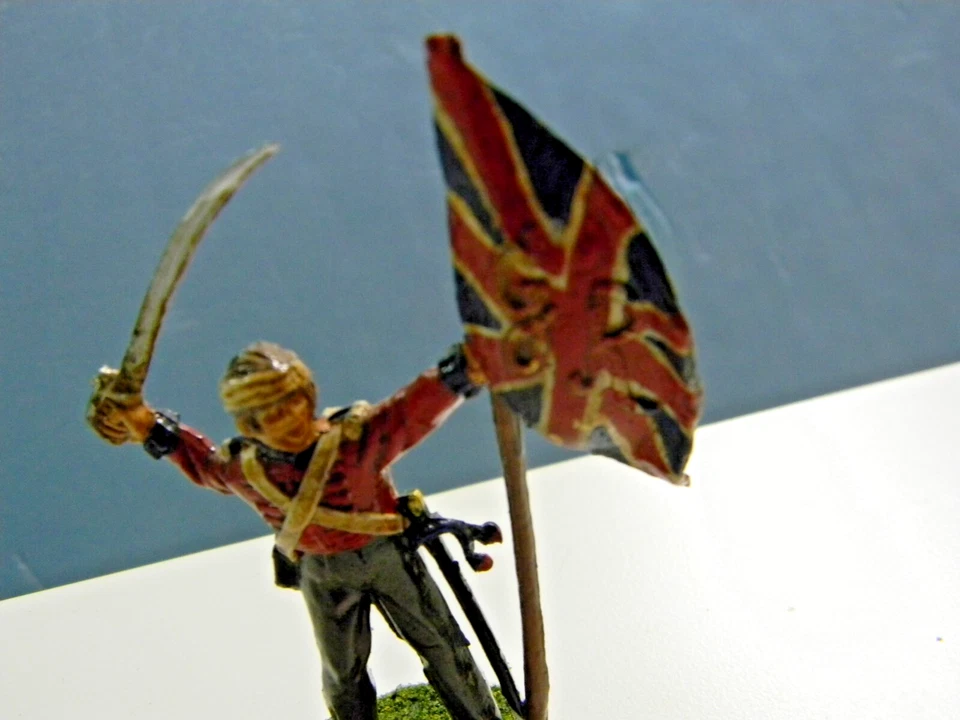 1 British Napoleonic Flagman well painted (April. Listing) - Image 4 of 4