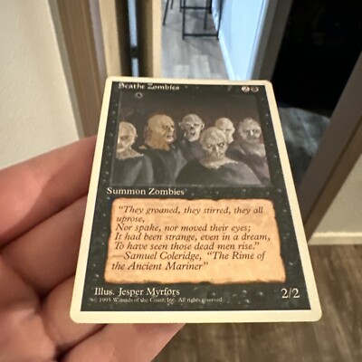 マジック：ザ・ギャザリング mtg error MTG Error Printer Hickey Scathe Zombies Fourth Edition 158