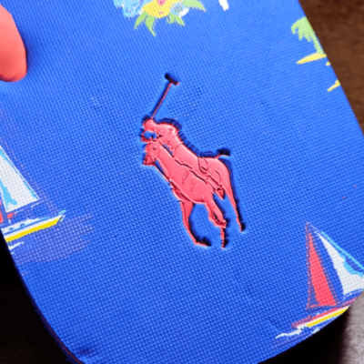Polo Ralph Lauren Thong Sandals Men\'s Size 11 Blue Red Beach Ship Vacation New Polo Ralph Lauren Thong Sandals Men main image 4