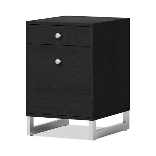 Whalen Asherton 2-Drawer Vertical Inkwood Black File Cabinet, EA (WHLSPUSASHFBM)