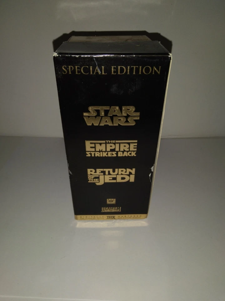 Star Wars Trilogy Special Gold Edition Video Cassette VHS VCR 3 Box Set 1997 - Image 2 of 4