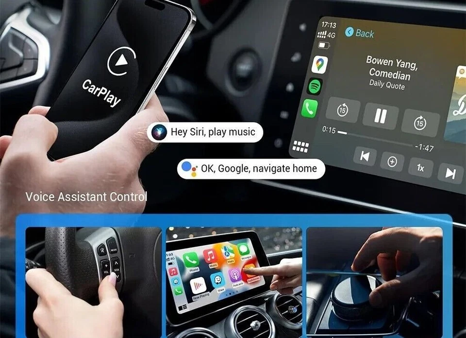 Für Volvo Apple Carplay Wireless Android CarPlay Adapter USB BT DongleBox Neu - Bild 4 von 4