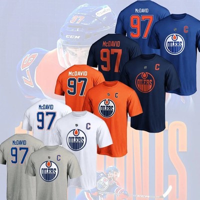 HOT - Edmonton Oilers Connor McDavid #97 2025 Player Name & Number Fast Ship