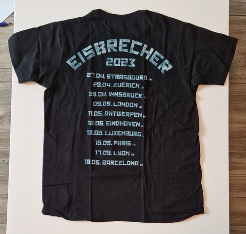 Eisbrecher T-Shirt "Men"" - Eis Over Europe 2023 - Größe S - Bild 2 von 2