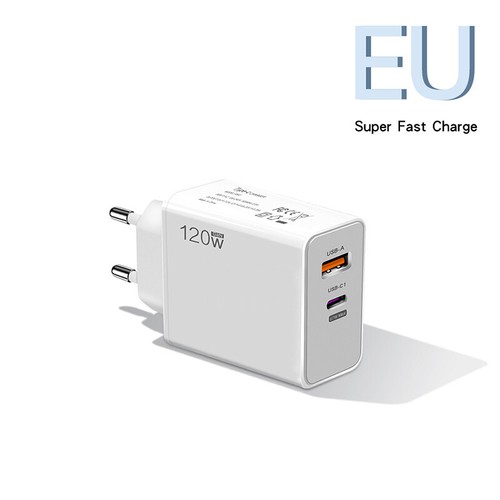 120W GaN USB Type-C Charger PD Quick Charge 3.0 Fast Charging Adapter - Afbeelding 14 van 14