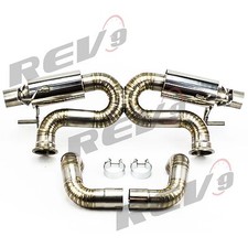 REV9 X-PIPE 3" TITANIUM EXHAUST SYSTEM 3 INCH FOR 08-15 AUDI R8 5.2L V10
