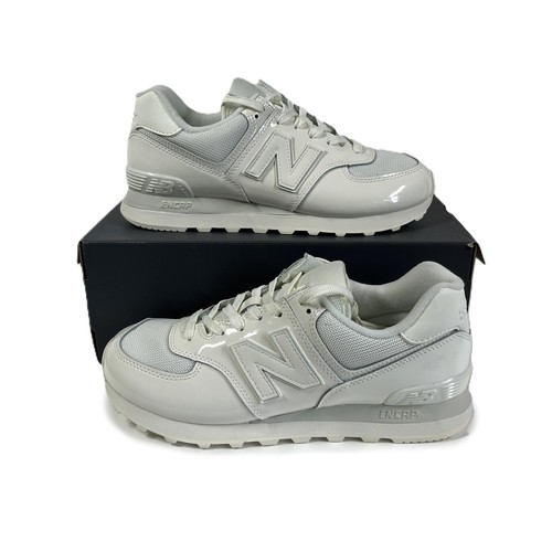 New Balance WL574 Glossy Pack Sneaker Schuhe Shoes Weiß White | US 9,5 - EU 41 - 第 2/5 張圖片