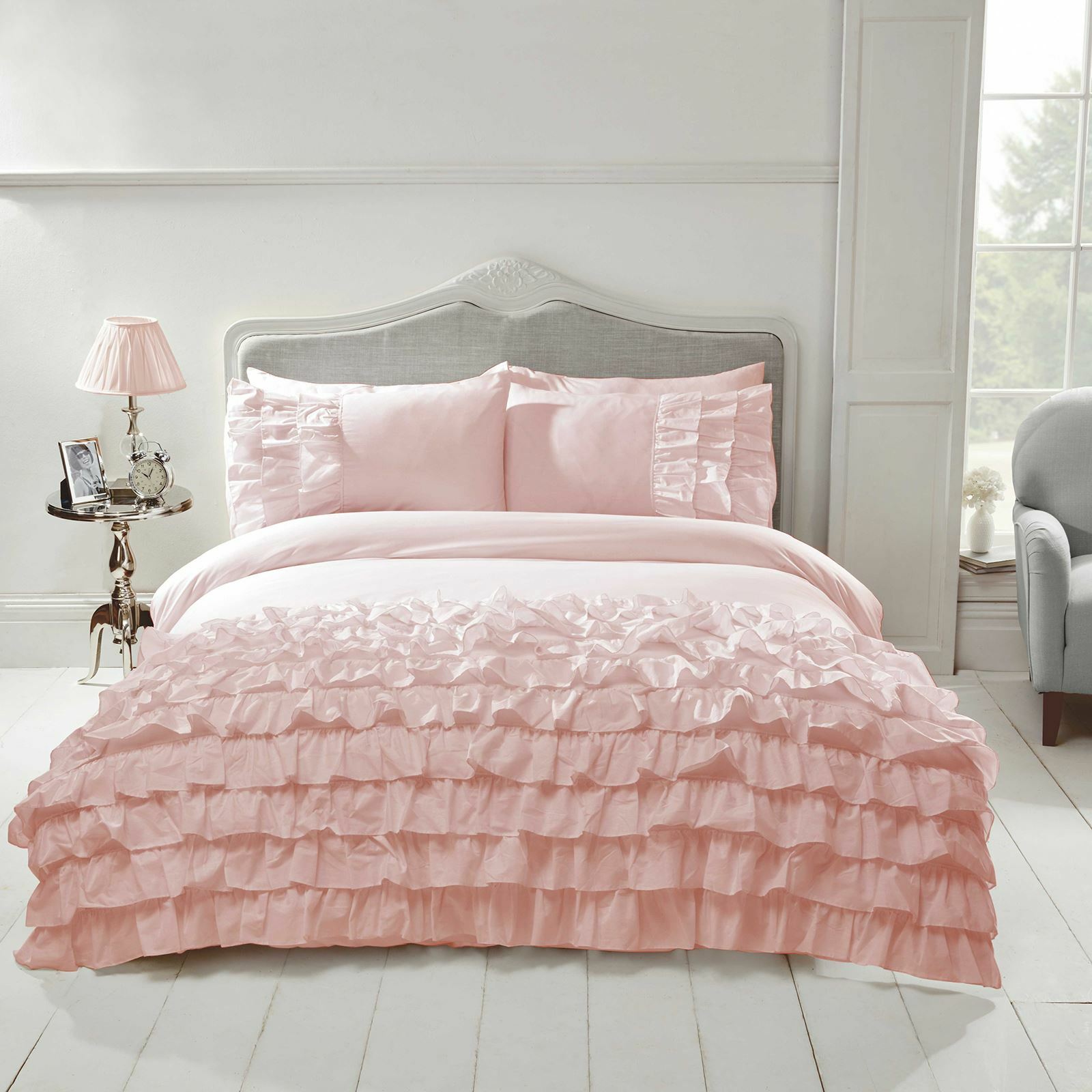 FLAMENCO RUFFLE SINGLE DUVET COVER SET 
