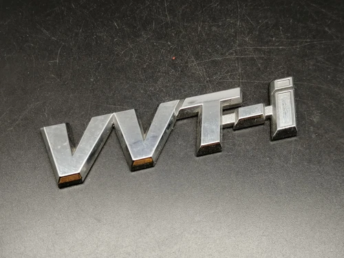 TOYOTA VVTI VVT-I LOGO ACRONYM EMBLEM FRIEZE CREST WRITTEN PLATE BADGE LICENSE PLATE