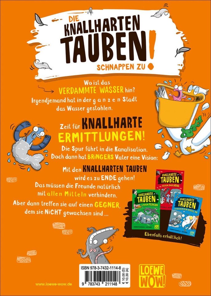 Finn Und Die Fünf Knallharten Vier Knallharte Tauben haben den Schnabel voll (Band 4) | Andrew McDonald