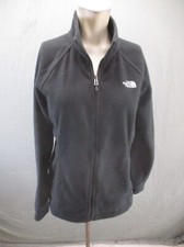 The North Face Size L Full Zip Stand Collar Pocket Fleece Athletic Jacket 361