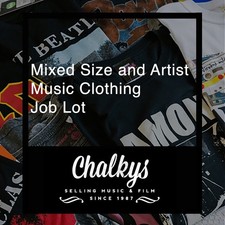 Mixed Size and Artist Music Clothing Job Lot - 10 T-shirts