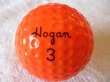 VINTAGE HOGAN APEX S 90 GOLF BALL 1 ORANGE BALL APPEARS UNUSED