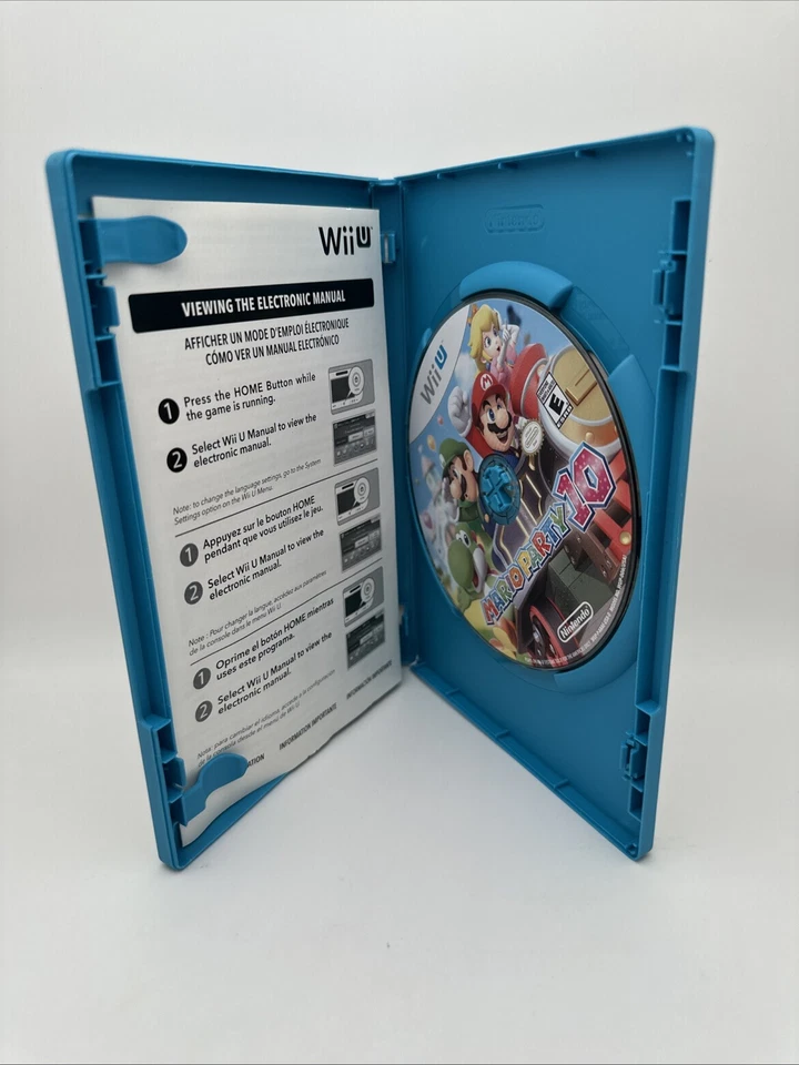 Mario Party 10 Nintendo Wii U 2015 Tested Multiplayer Party Game Fun OOP Rare FS - Image 4 of 4