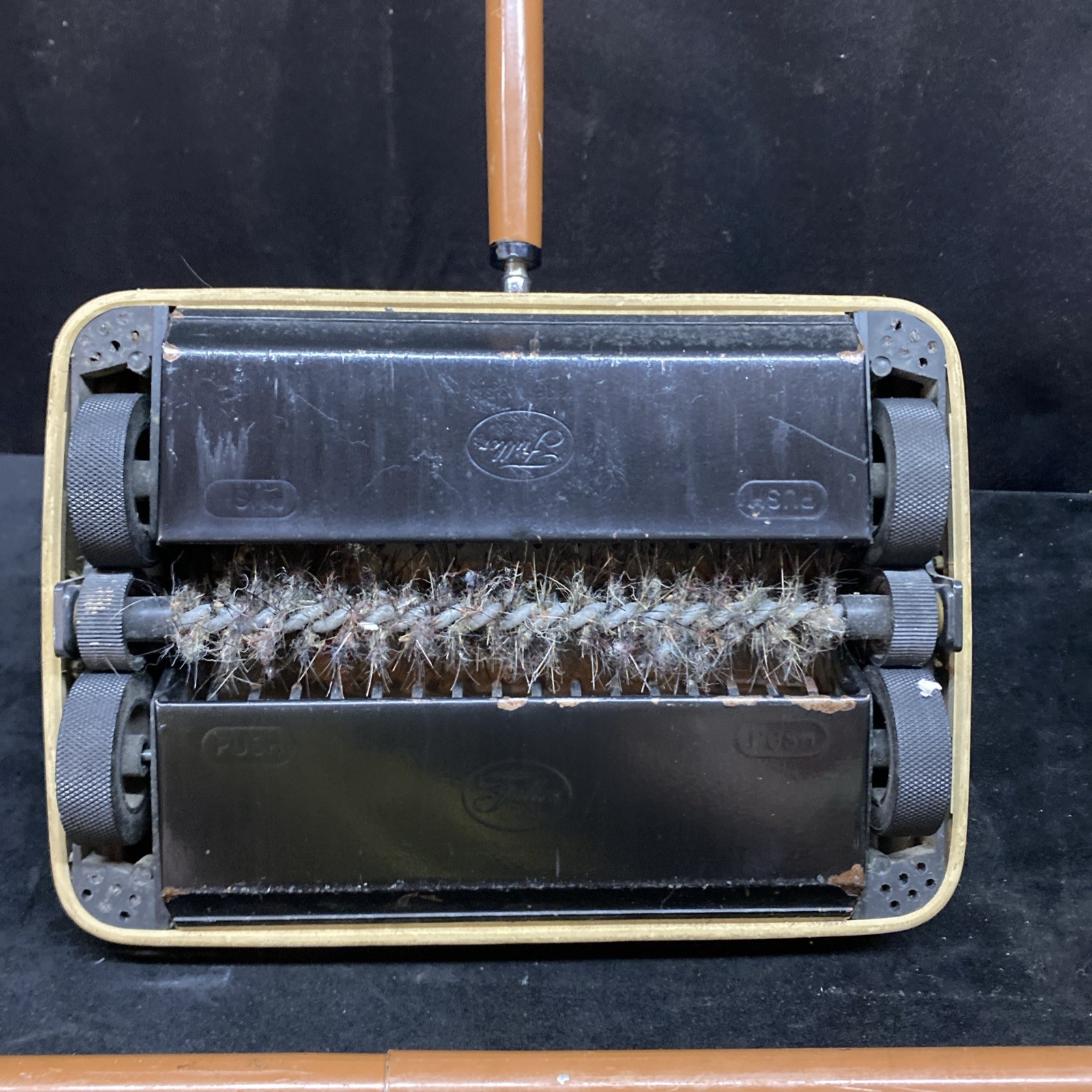 Fuller Electrostatic Floor Carpet Sweeper Hand Push Broom Vintage Vacuum