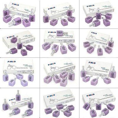 US Dental C14 CAD/CAM Emax Glass Ceramic MT Block Lithium Disilicate CEREC Block