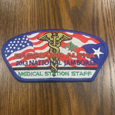 2013 National Scout Jamboree Physician Staff Basecamp Alpha CSP Blue Border