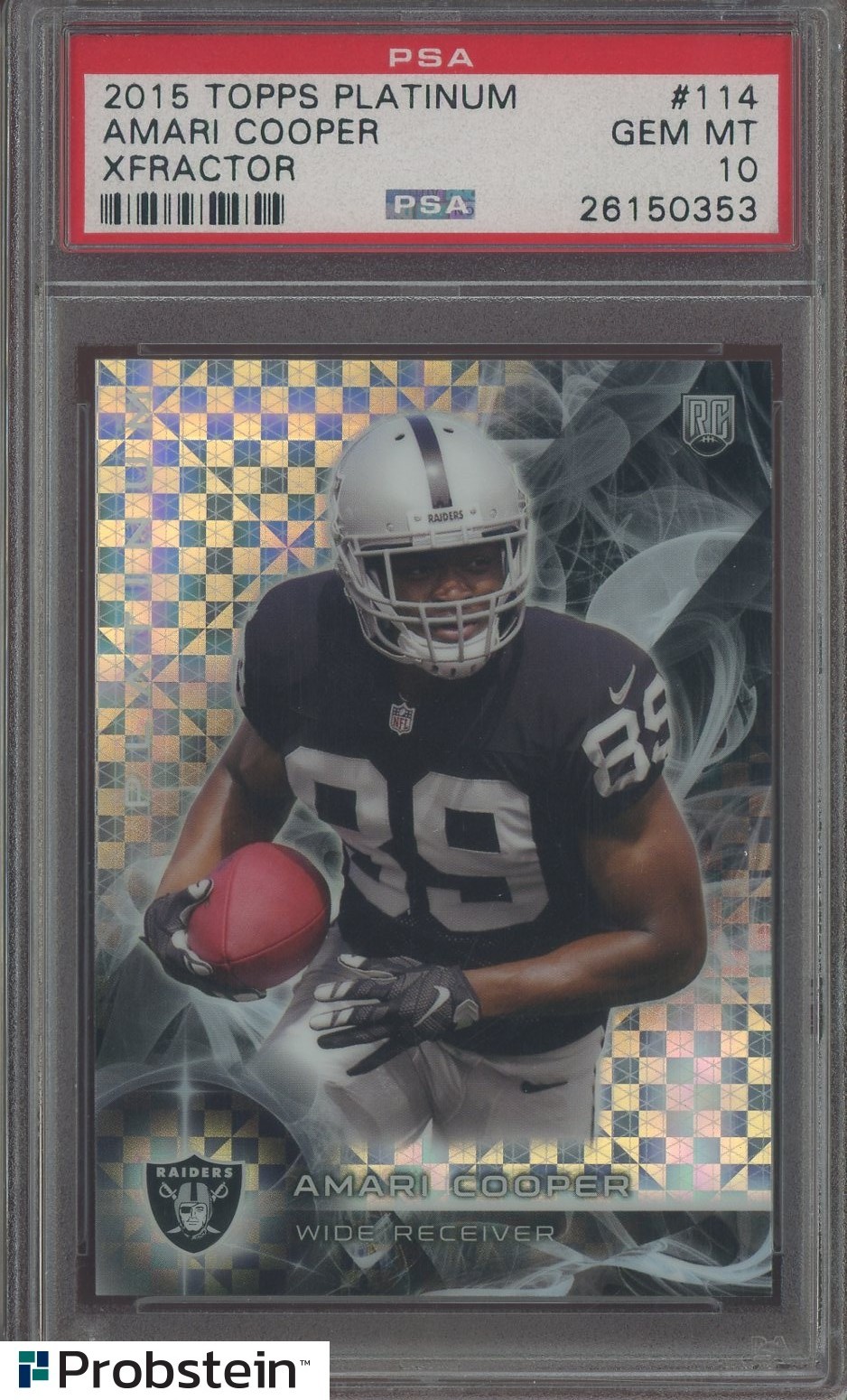 Amari Cooper Topps Platinum #114 Xfractor
